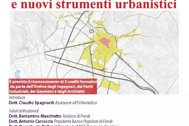 Rigenerazione urbana e nuovi strumenti urbanistici: venerdì 31 marzo importante convegno tecnico all’auditorium della Bpf
