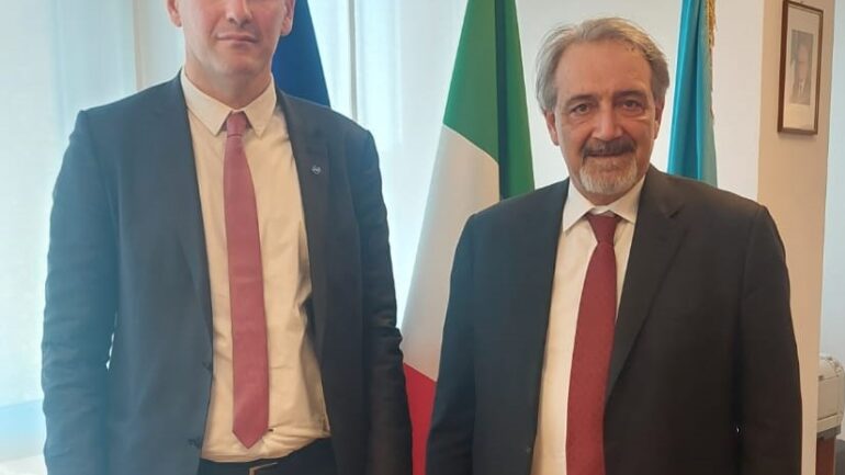 Regione Lazio. Il presidente Rocca ha incontrato il segretario della UGL salute