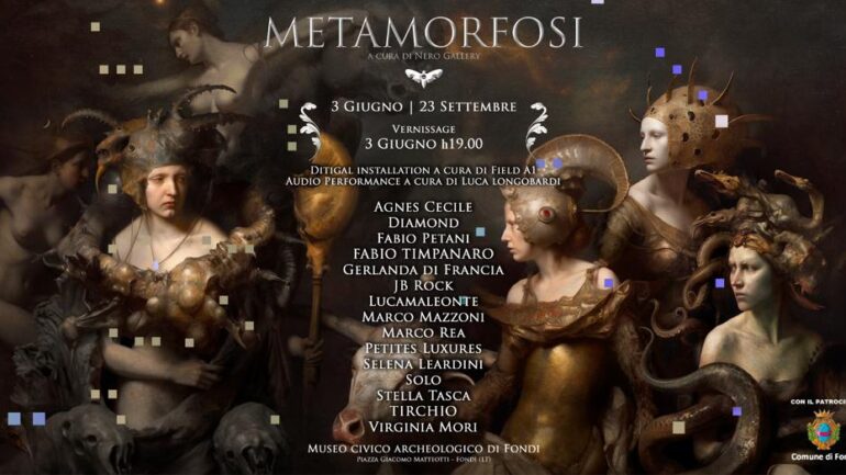 “Metamorfosi”: dal 3 giugno al 23 settembre al Castello Caetani